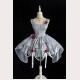 Bleeding Rose Gothic Lolita Style Overskirt by Alice Girl (AGL47G)